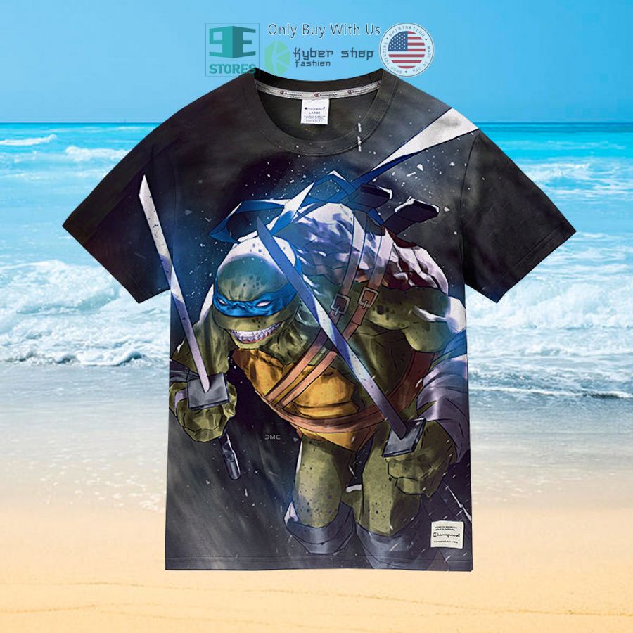 leonardo teenage mutant ninja turtles hawaiian shirt 2 23606