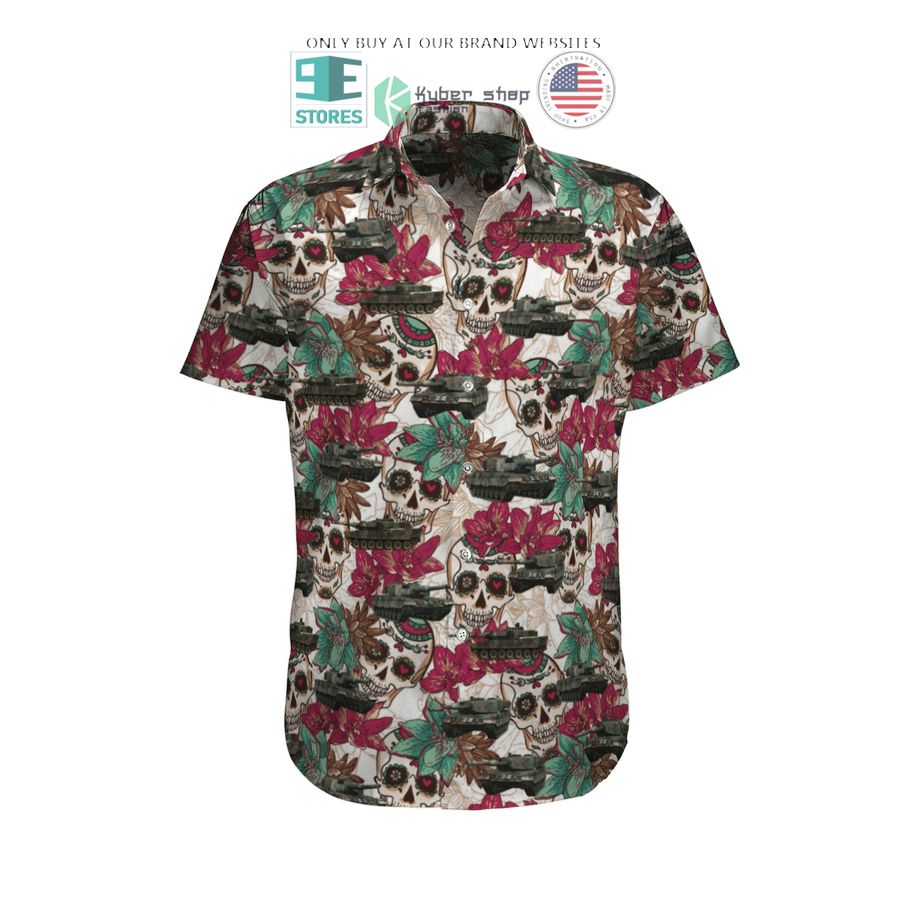 leopard australian army hawaiian shirt shorts 1 45294