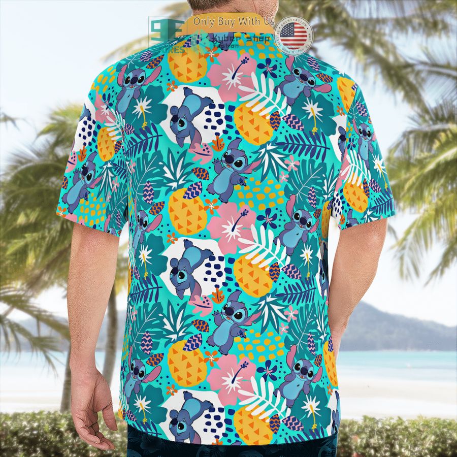 lilo stitch tropical hawaiian shirt shorts 2 47944