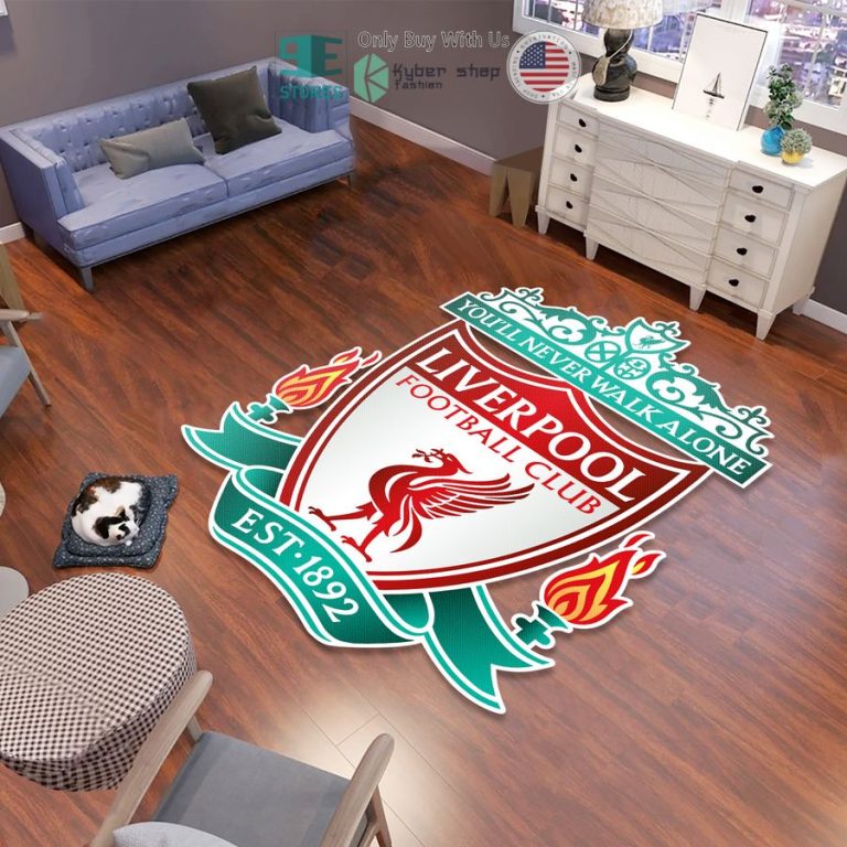 liverpool fc logo shaped rug 1 92072