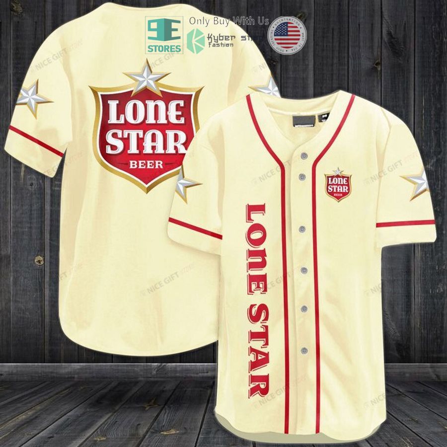 lone star beer logo baseball jersey 1 66654