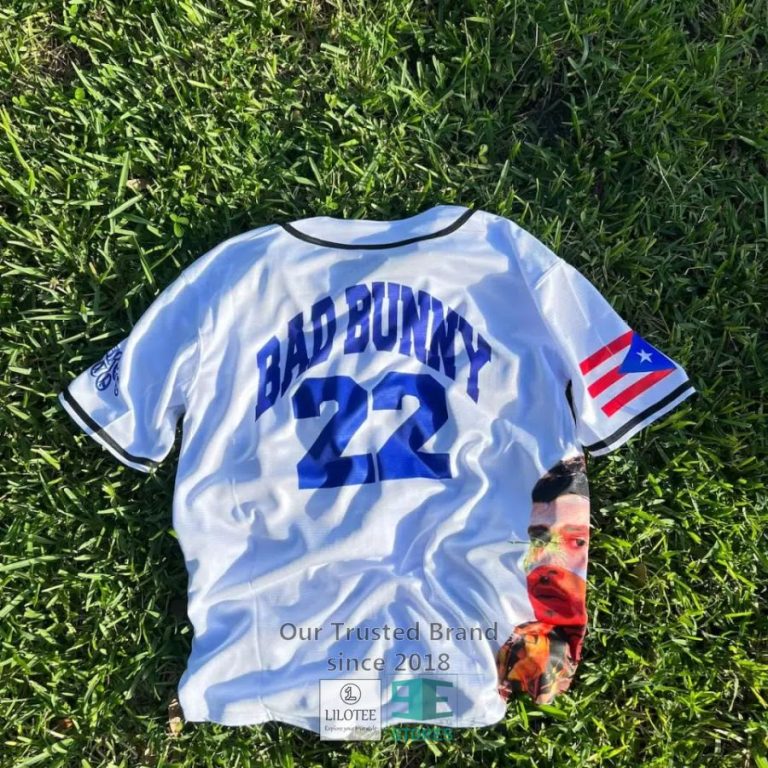 los angeles dodgers bad bunny 22 baseball jersey 3 38190