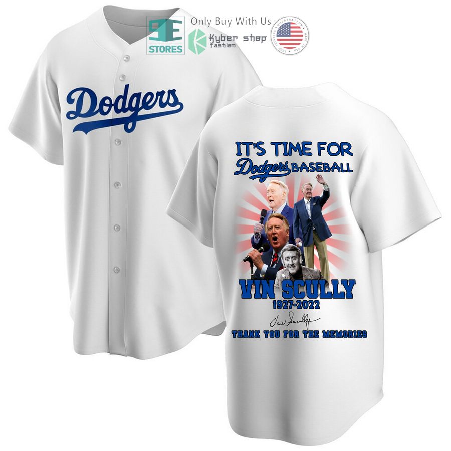 los angeles dodgers its time for dodgers white baseball jersey 1 68843