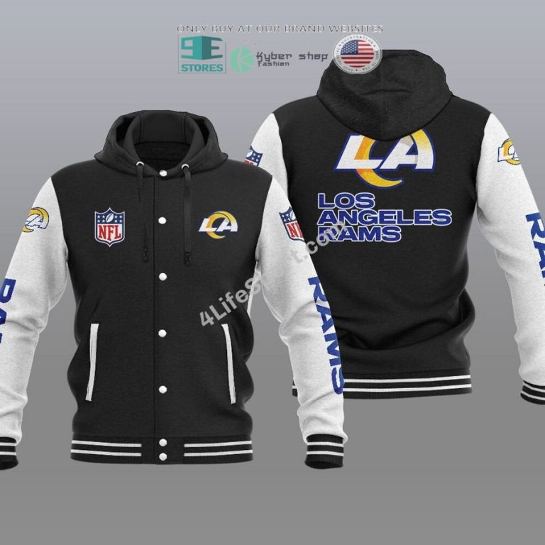 los angeles rams baseball hoodie jacket 2 60912