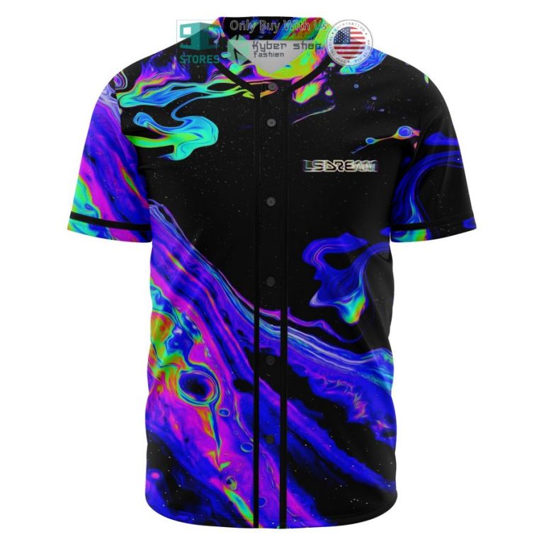 lsdream acid trip pattern baseball jersey 1 78360