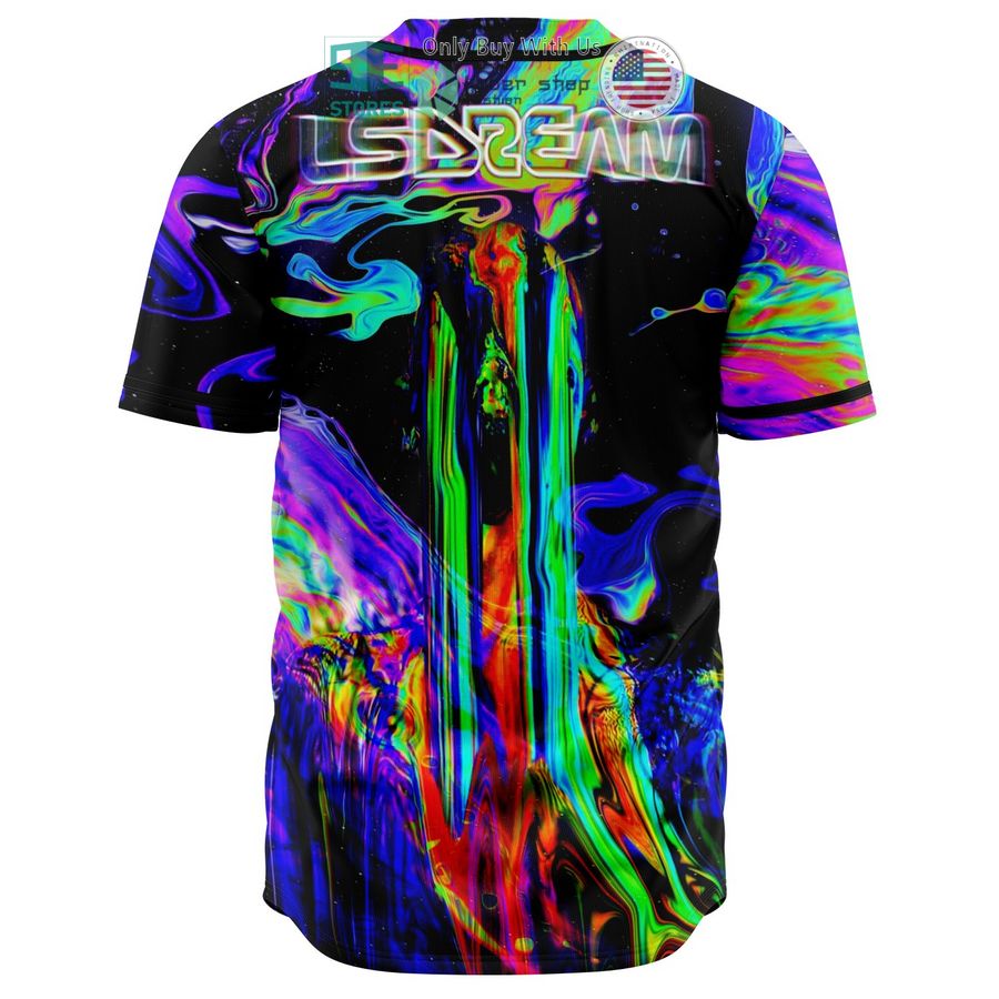 lsdream acid trip pattern baseball jersey 2 38431