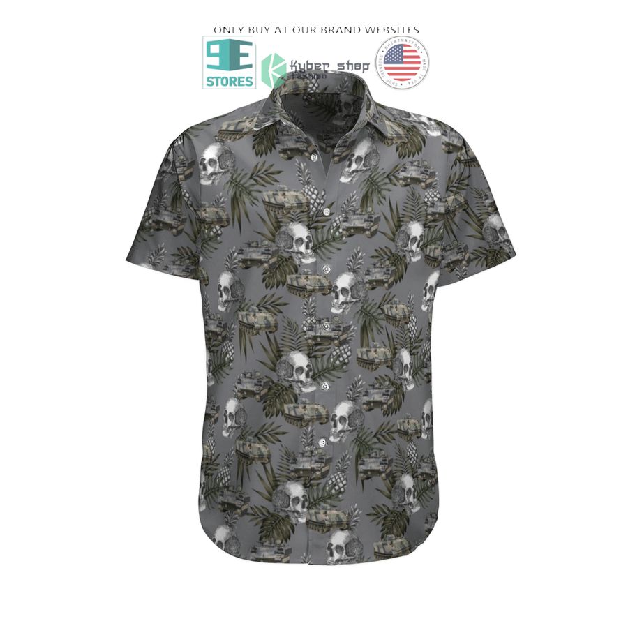 m113 australian army skull hawaiian shirt shorts 1 36959