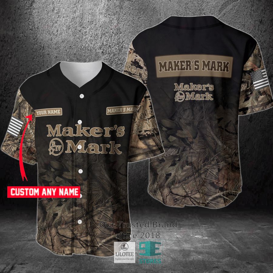 maker s mark your name hunting baseball jersey 1 6421