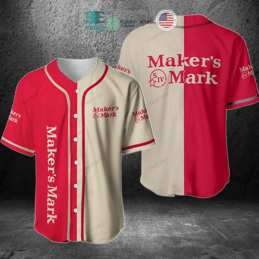 makers mark red cream baseball jersey 1 16269