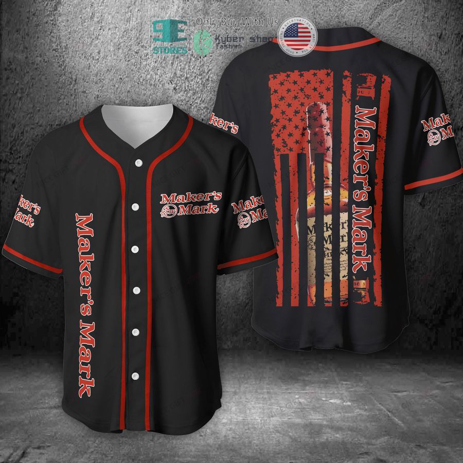 makers mark united states flag black orange baseball jersey 1 71544