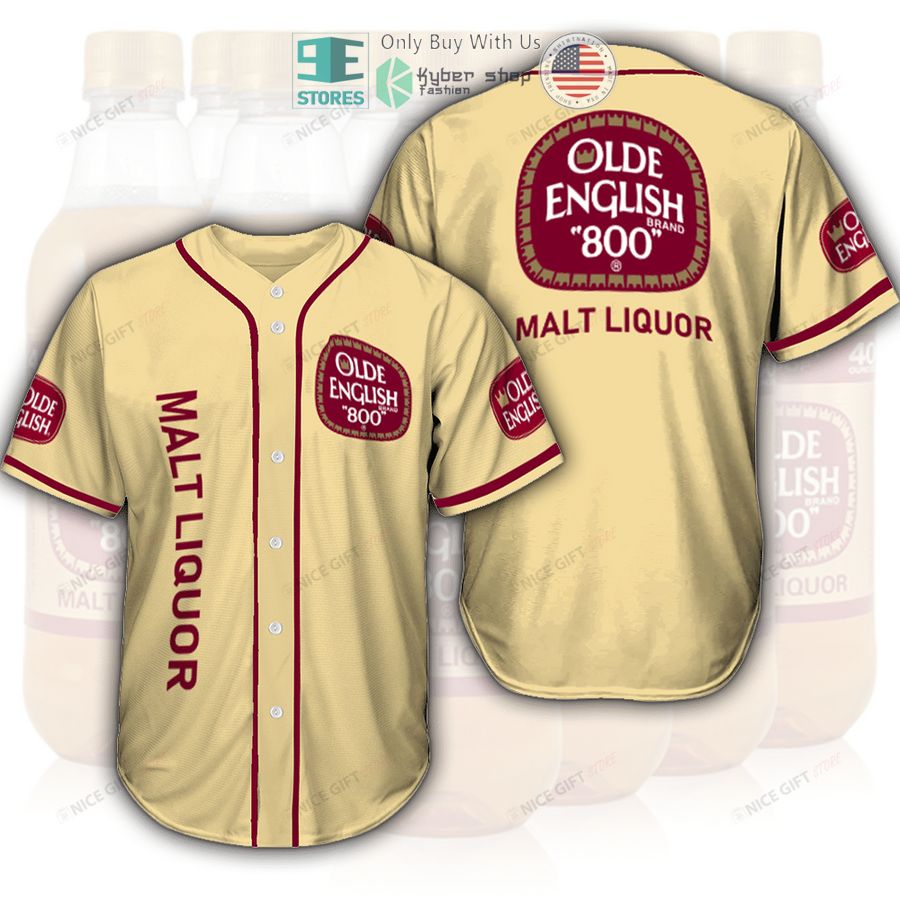 malt liquor olde english 800 logo baseball jersey 1 6904
