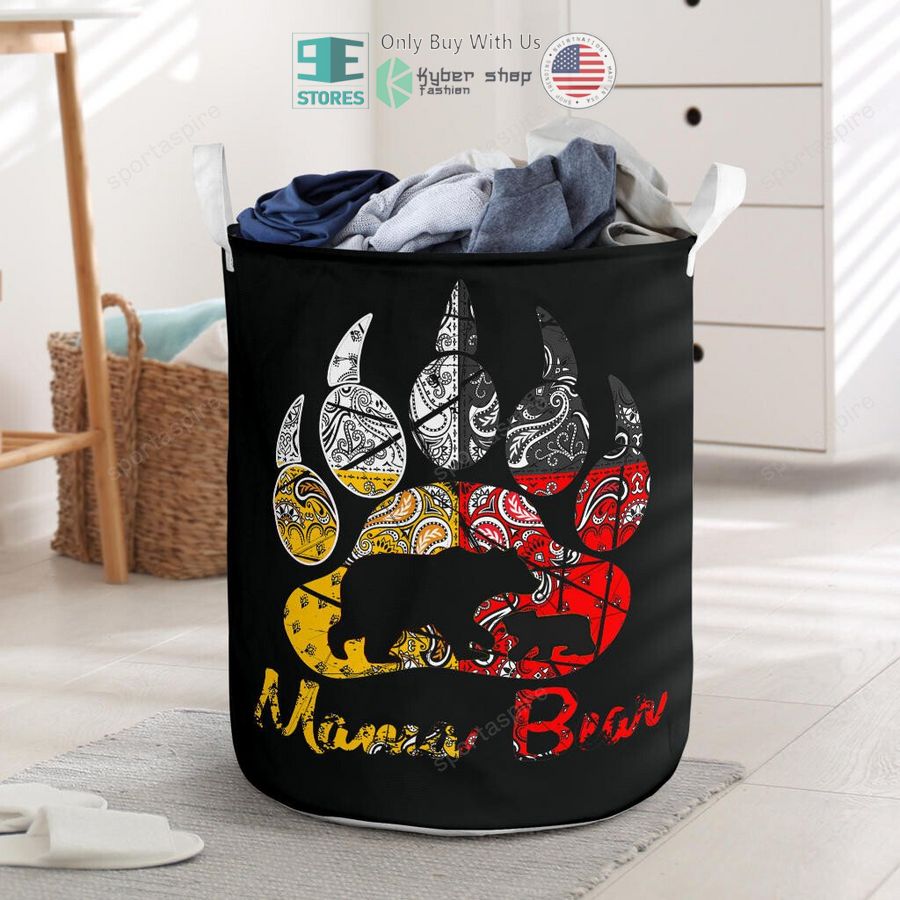mama bear native symbol laundry basket 1 19968