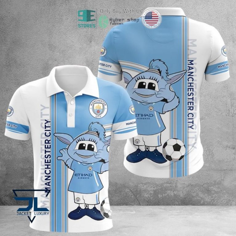 manchester city f c mascot 3d polo shirt hoodie 1 44329