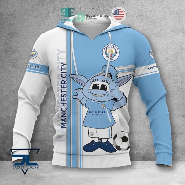 manchester city f c mascot 3d polo shirt hoodie 2 2384