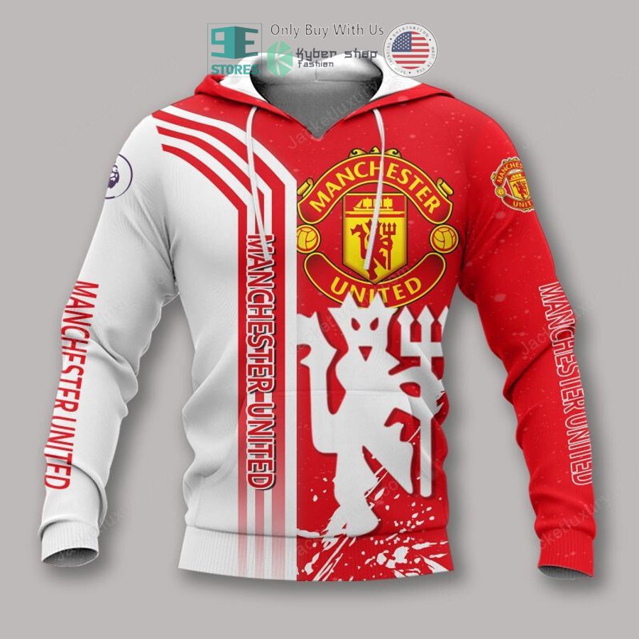 manchester united 3d polo shirt hoodie 2 4235