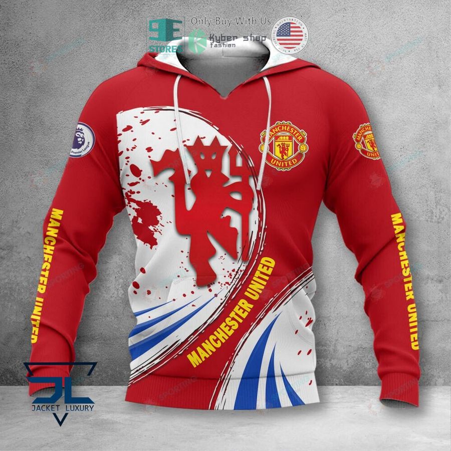manchester united logo 3d polo shirt hoodie 2 72538