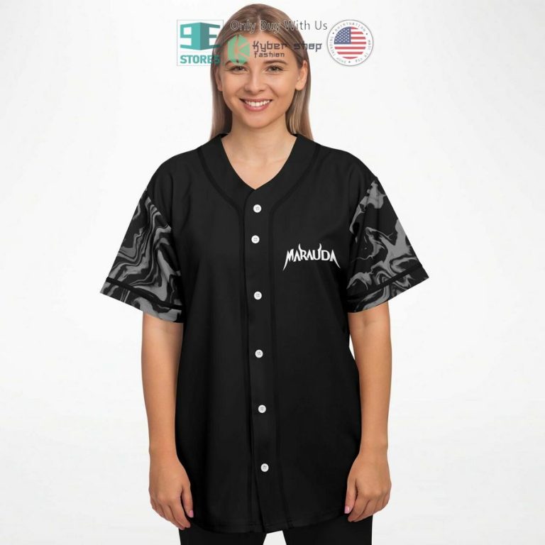 marauda black baseball jersey 3 64327