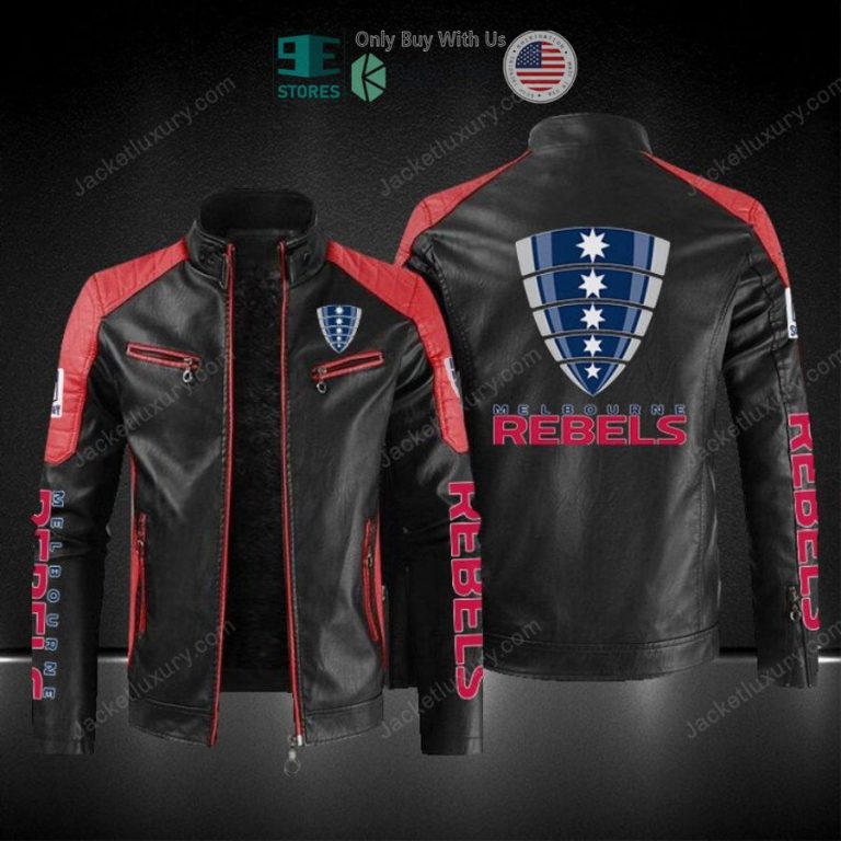 melbourne rebels block leather jacket 3 78150