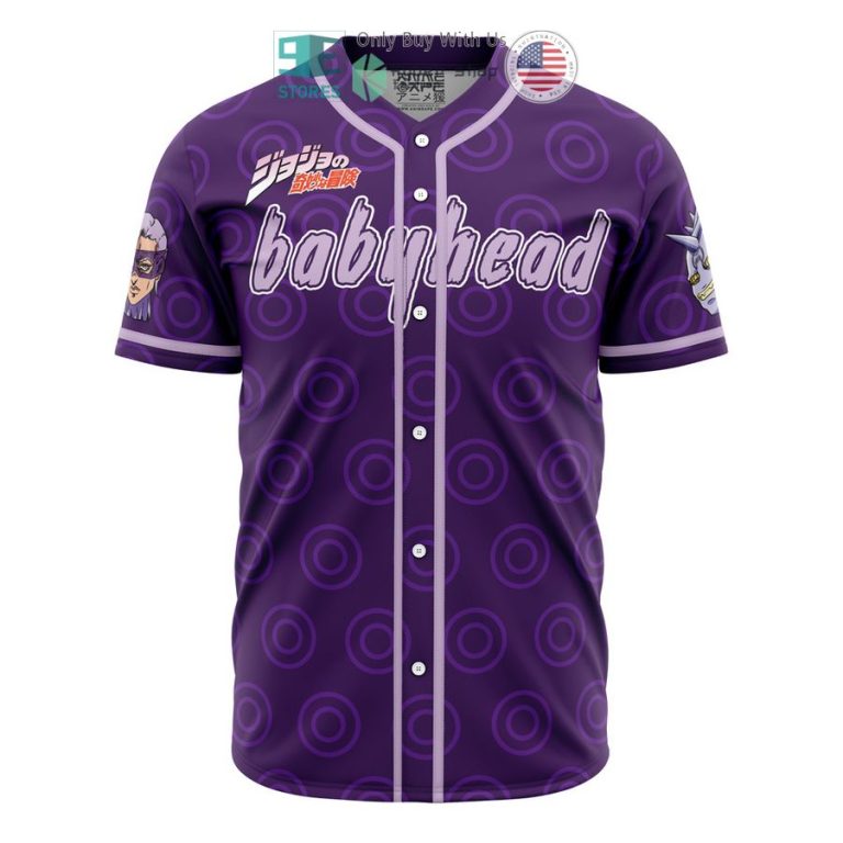 melone babyhead jojos bizarre adventure baseball jersey 1 36826