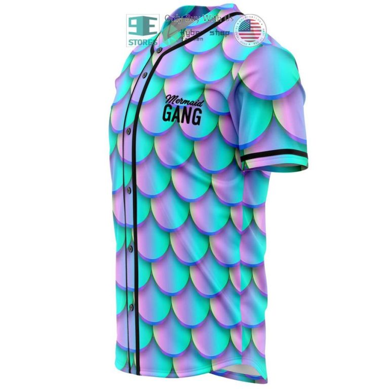 mermaid gang baseball jersey 3 92812