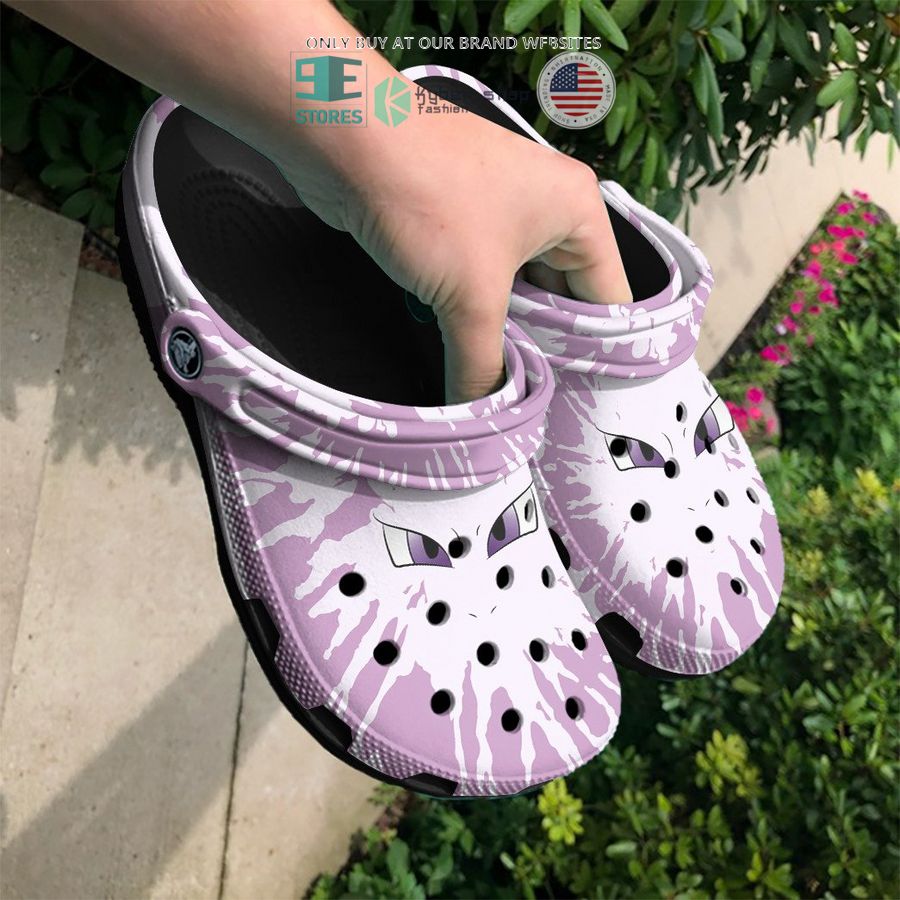 mewtwo tie dye face crocs crocband shoes 2 77021