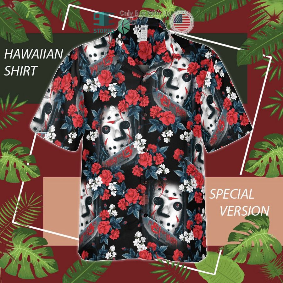 micheal myers friday the 13th rose hawaiian shirt 1 55370