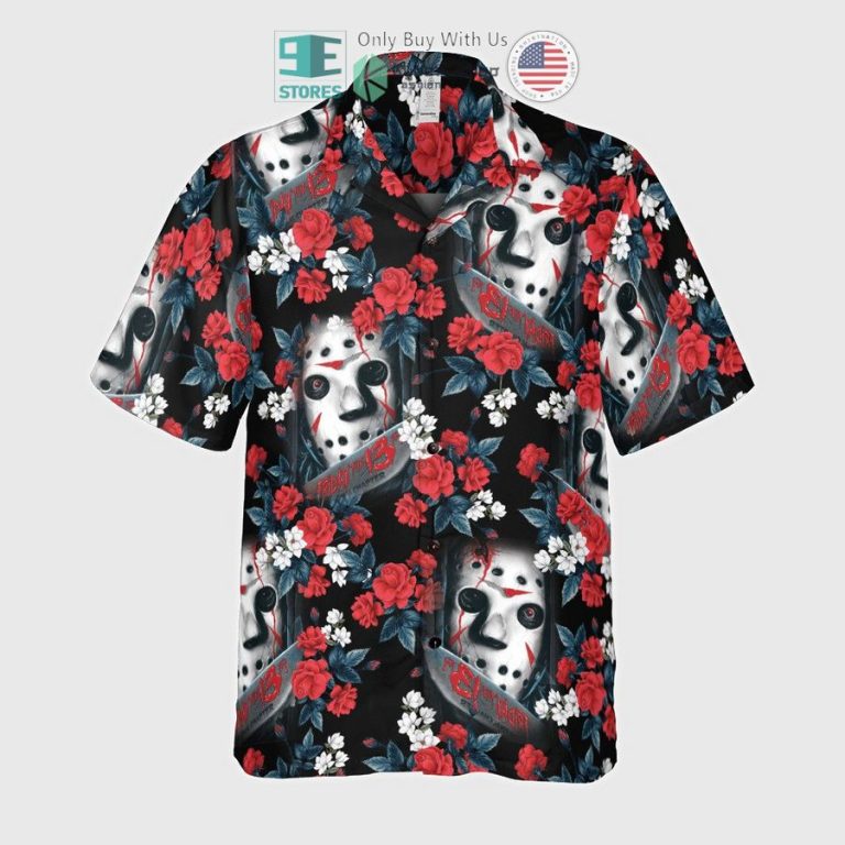 micheal myers friday the 13th rose hawaiian shirt 2 68376