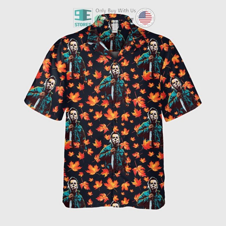 micheal myers maple leaf hawaiian shirt 3 95972