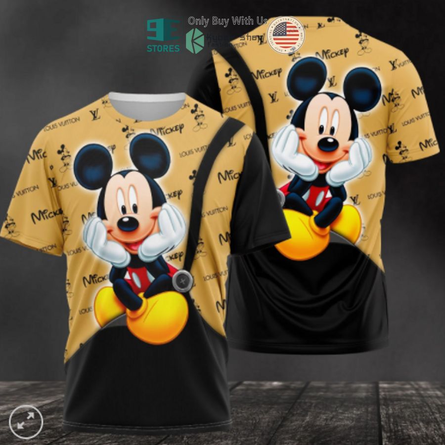 mickey mouse louis vuitton 3d t shirt 1 46640