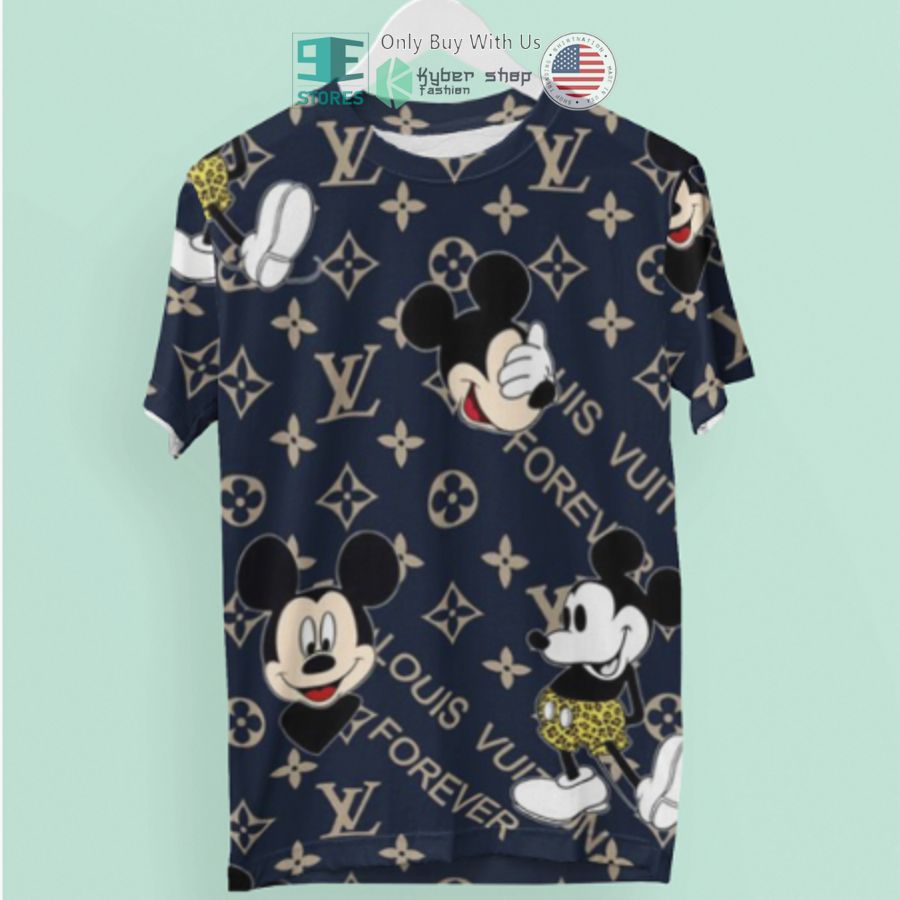 mickey mouse louis vuitton forever 3d t shirt 1 63323