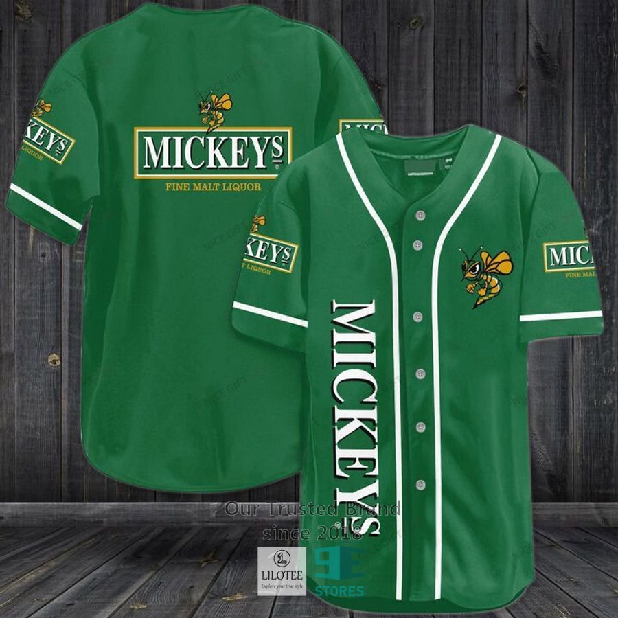 mickey s fine malt liquor baseball jersey 1 60136