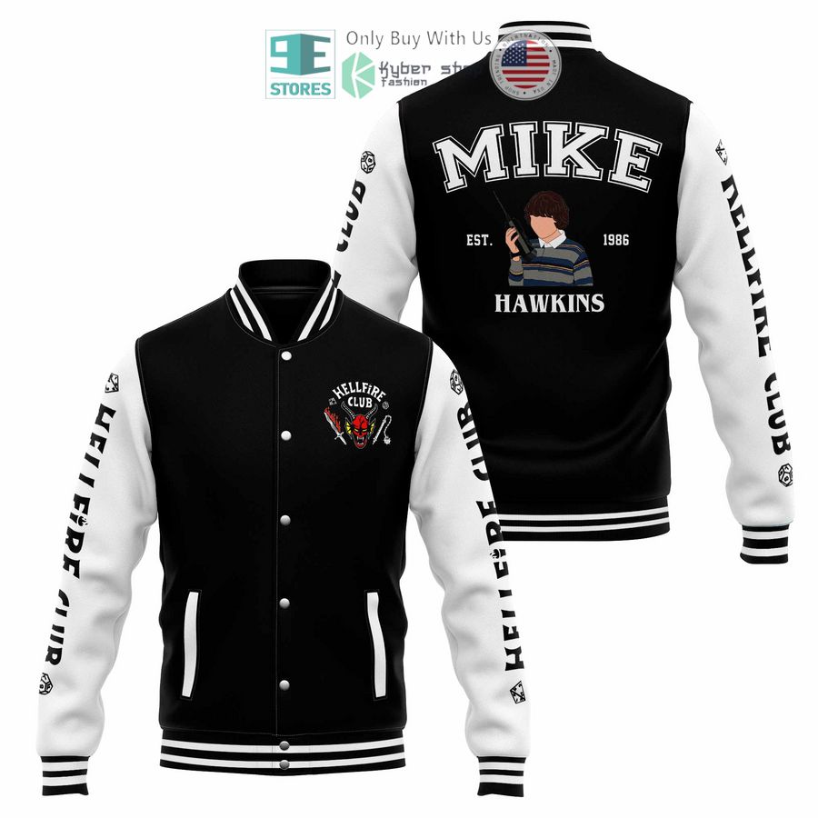 mike stranger things baseball jacket 1 7190