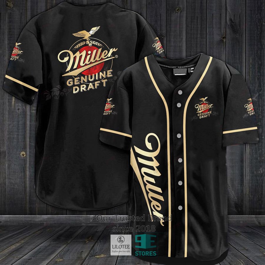 miller genuine draft baseball jersey 1 7684