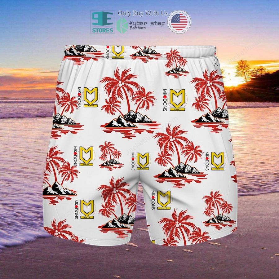 milton keynes dons hawaiian shirt shorts 2 14825