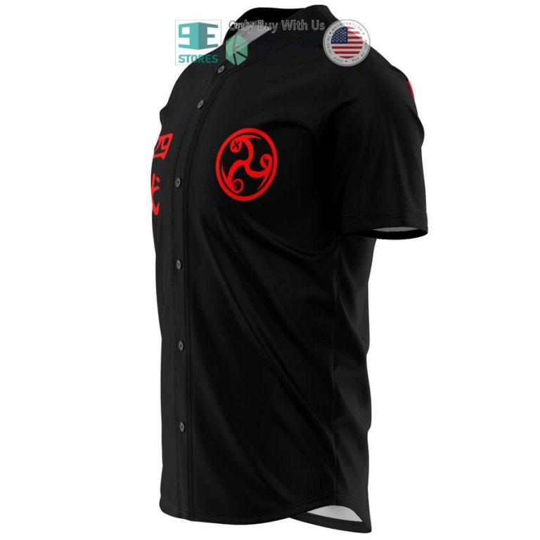 minato namikaze clan black baseball jersey 3 99056