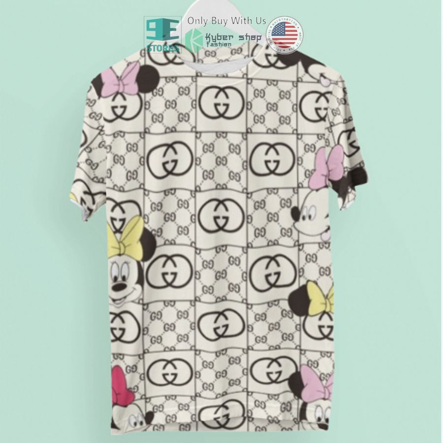 minnie mouse gucci gc pattern 3d t shirt 1 79907