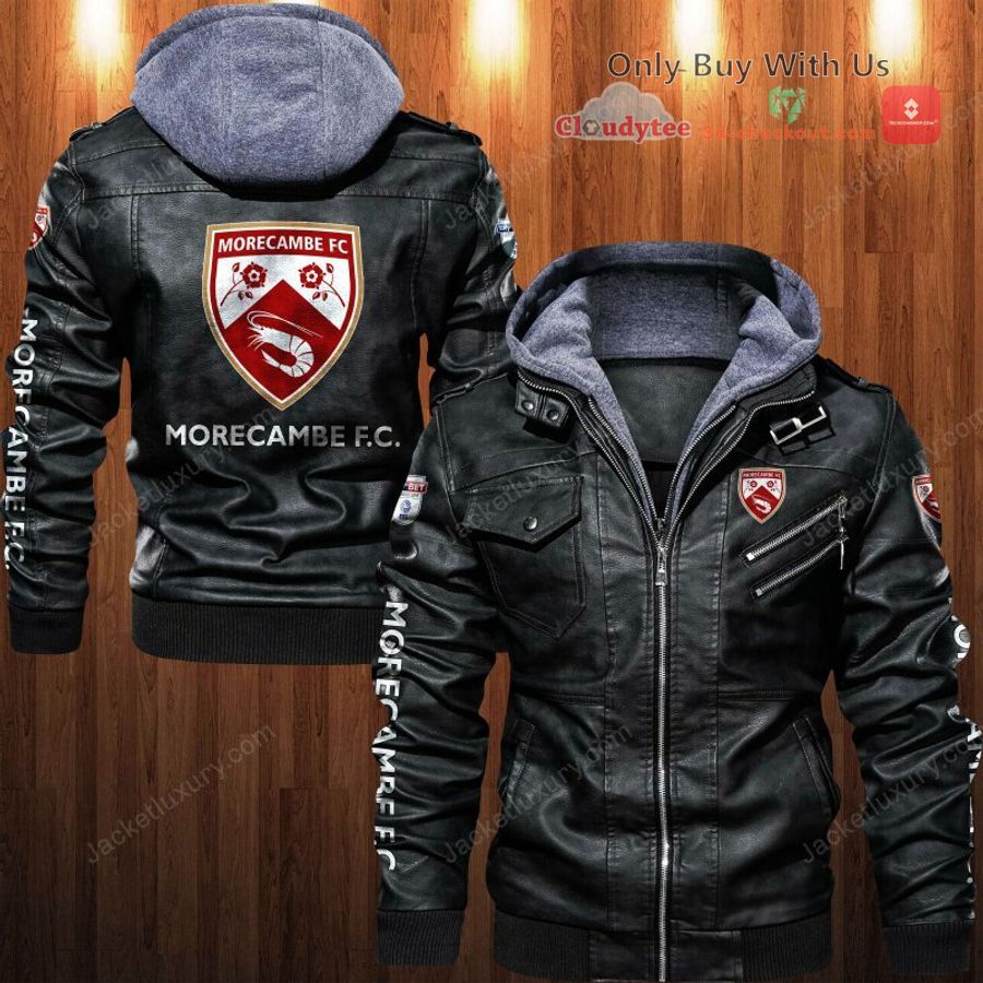 morecambe f c leather jacket 1 32798