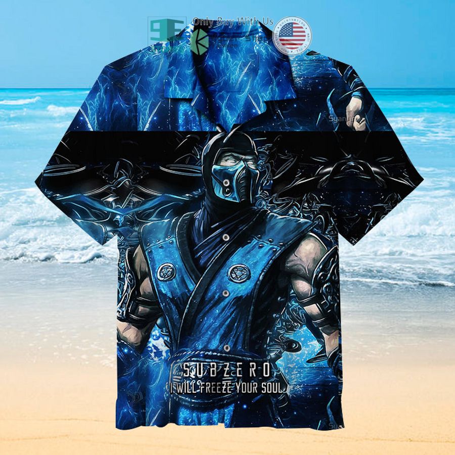 mortal kombat subzero hawaiian shirt 1 71152