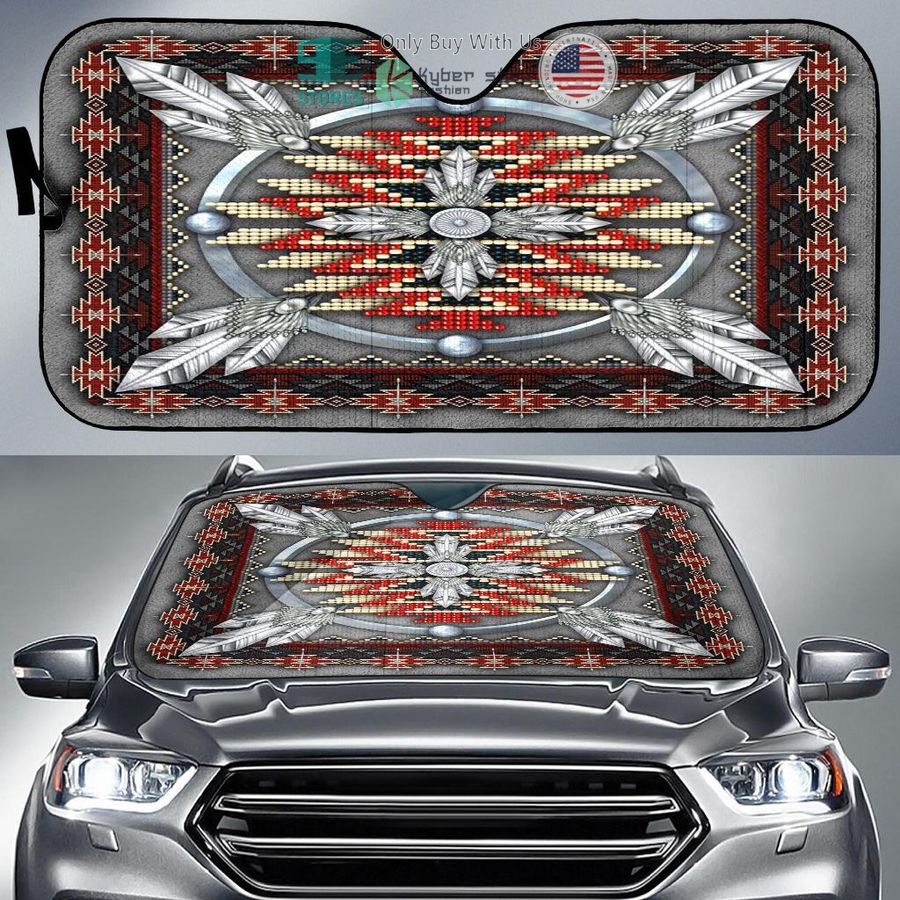 native american design car sunshades 1 35223