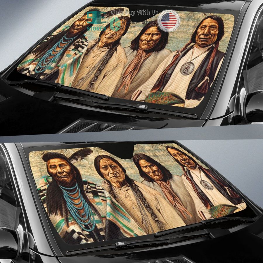 native american founding fathers car sunshades 2 65572