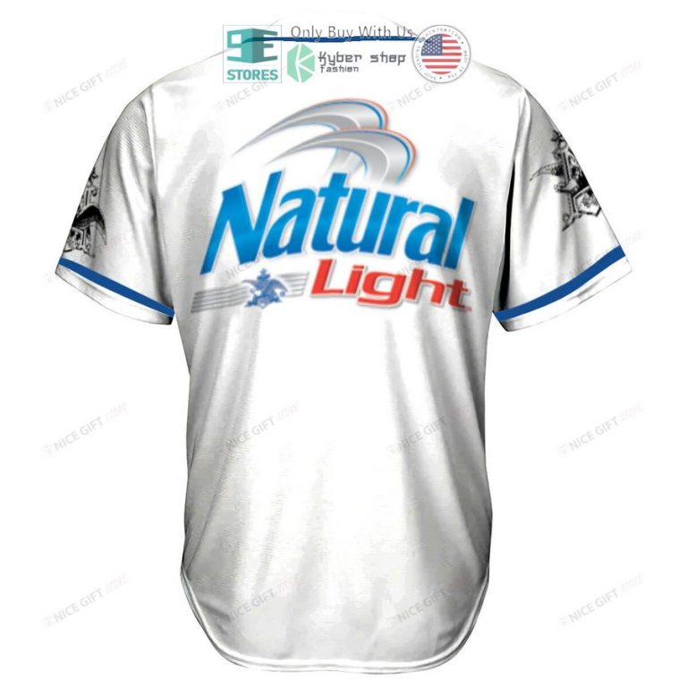 natural light white baseball jersey 3 31669