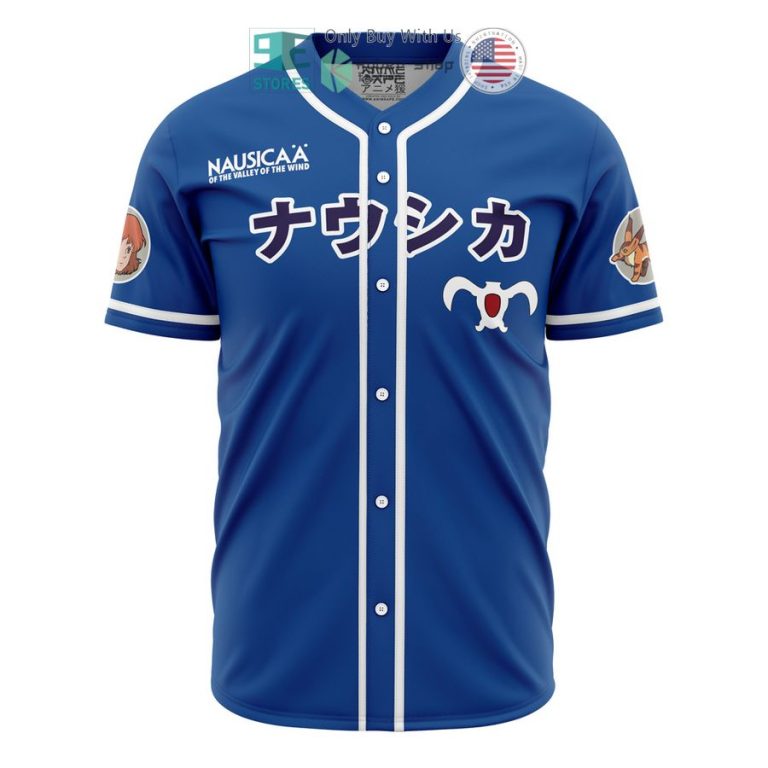 nausicaa of the valley of the wind studio ghibli baseball jersey 1 55634