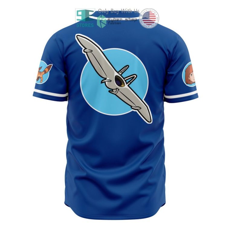 nausicaa of the valley of the wind studio ghibli baseball jersey 3 6504