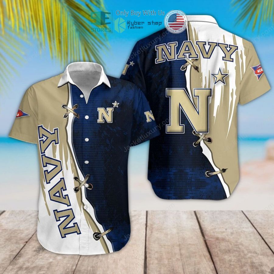 navy midshipmen hawaiian shirt 2 5363