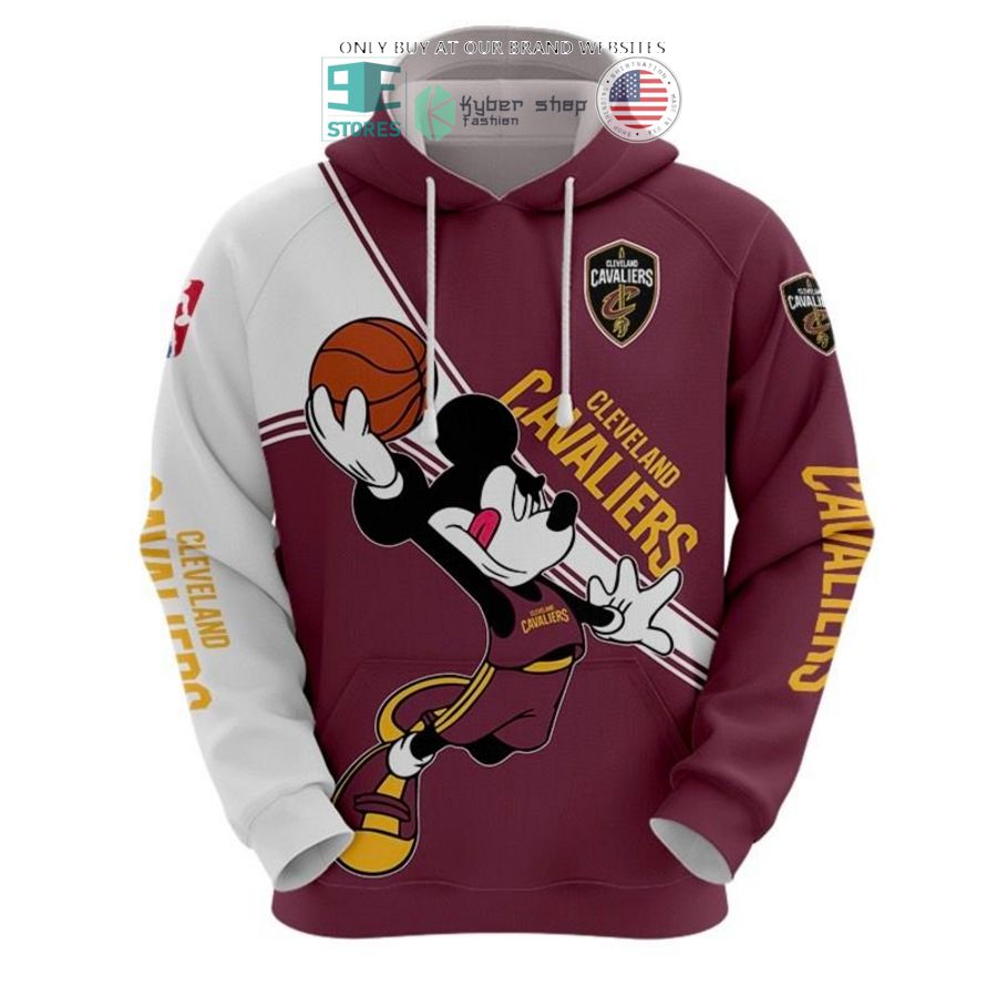 nba cleveland cavaliers mickey mouse shirt hoodie 2 3128