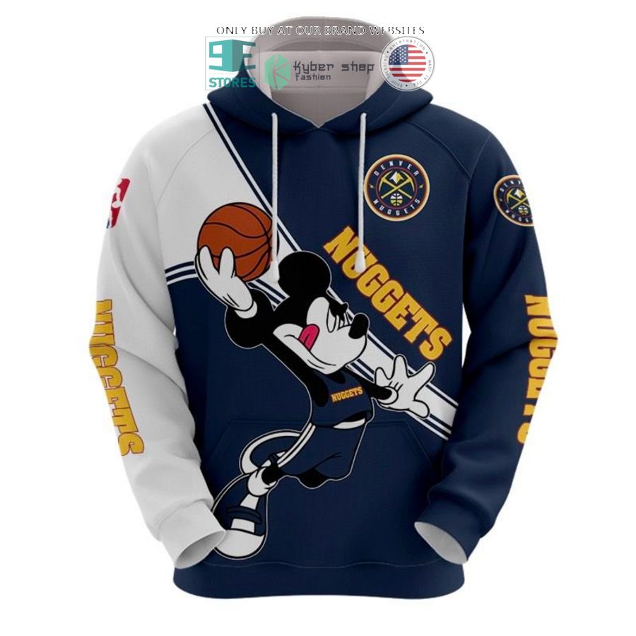 nba denver nuggets mickey mouse shirt hoodie 2 68724