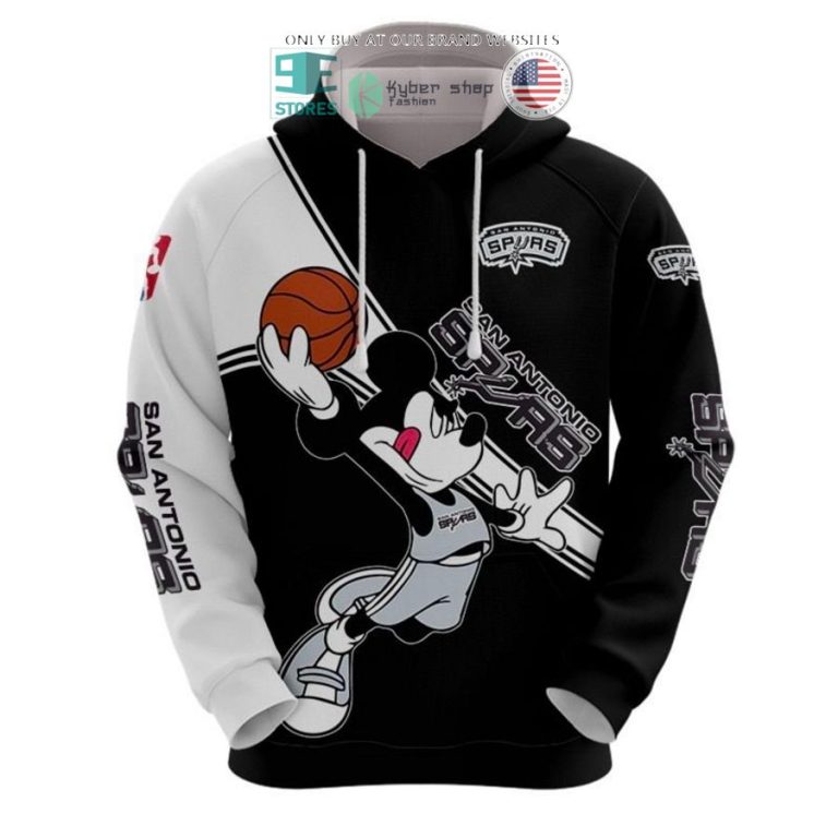 nba san antonio spurs mickey mouse shirt hoodie 2 75545