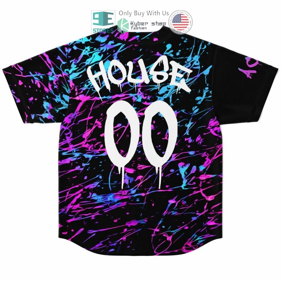 neon smile house baseball jersey 2 91367