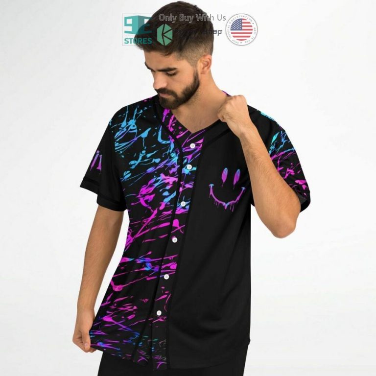 neon smile house baseball jersey 3 35331