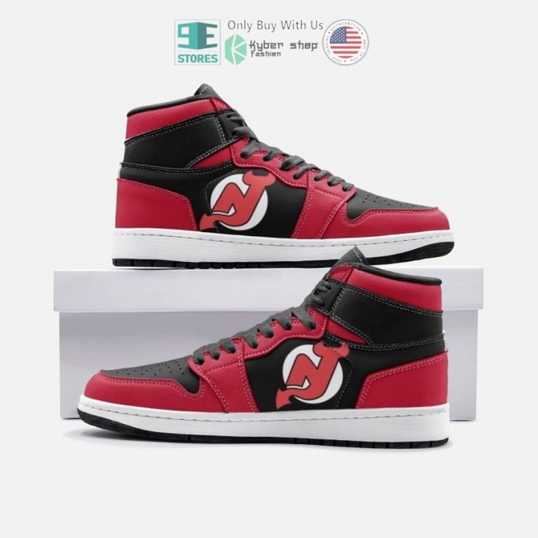 new jersey devils logo air jordan high top shoes 1 34937